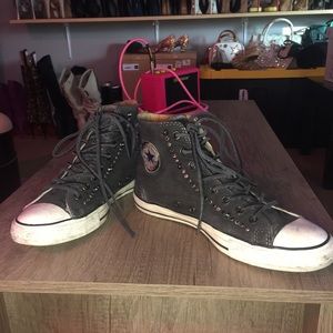 Punk Converse shoes